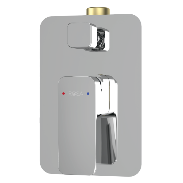 1/2" 4 Way Turn Diverter Shower Mixer (Brass Disc)