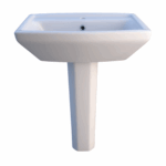 Gracielia 50cm Wash Basin Full Pedestal