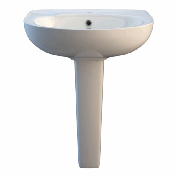 Nova 50cm Wash Basin Full Pedestal