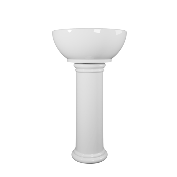 Super Moon Wash Basin Full Pedestal