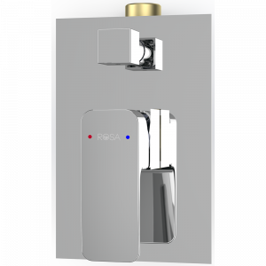 3/4" 4 Way Turn Diverter Shower Mixer (Brass Disc)