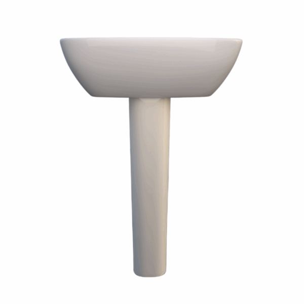 Thames 50cm Wash Basin Full Pedestal