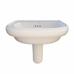 Topaz 58cm D Shape Semi Pedestal