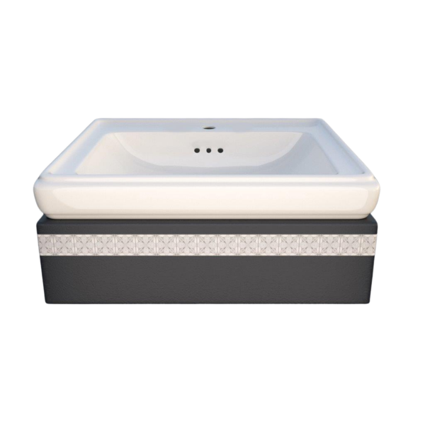 Topaz 65cm Square Wash Basin (Counter Top)