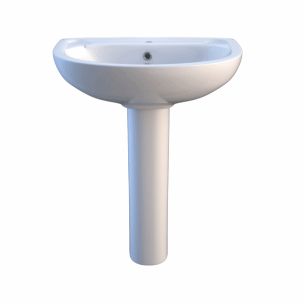 Valentina 60cm Wash Basin Full Pedestal
