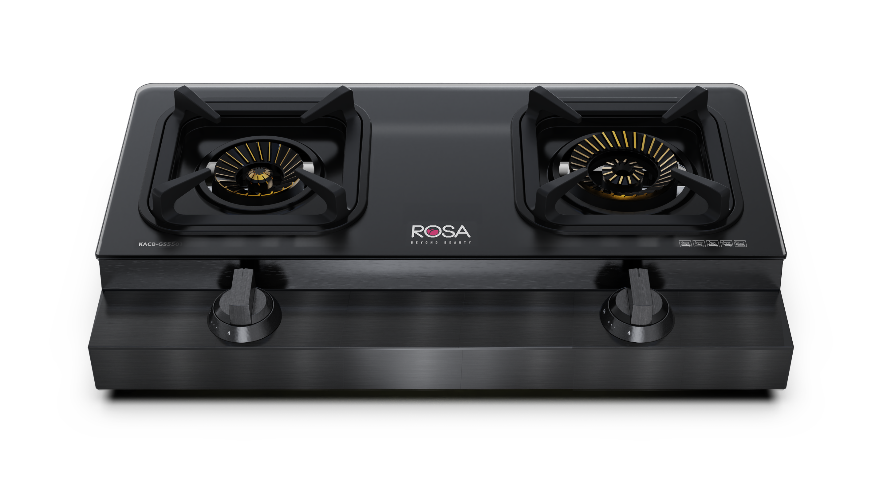Ember Glass Stove 2 Burner