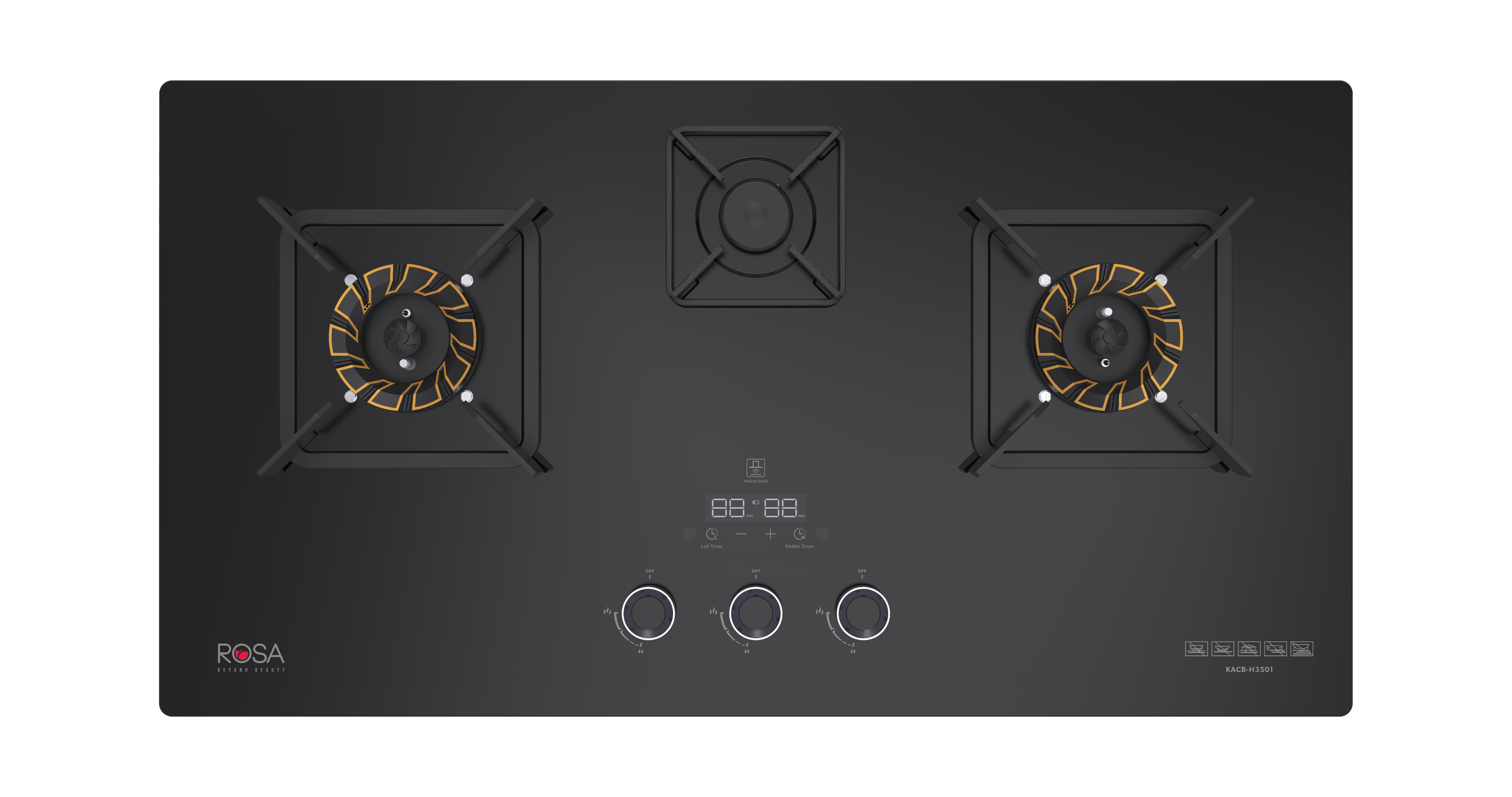Regalia 3 Burner Hob